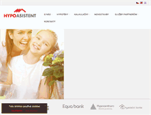 Tablet Screenshot of hypoasistent.cz